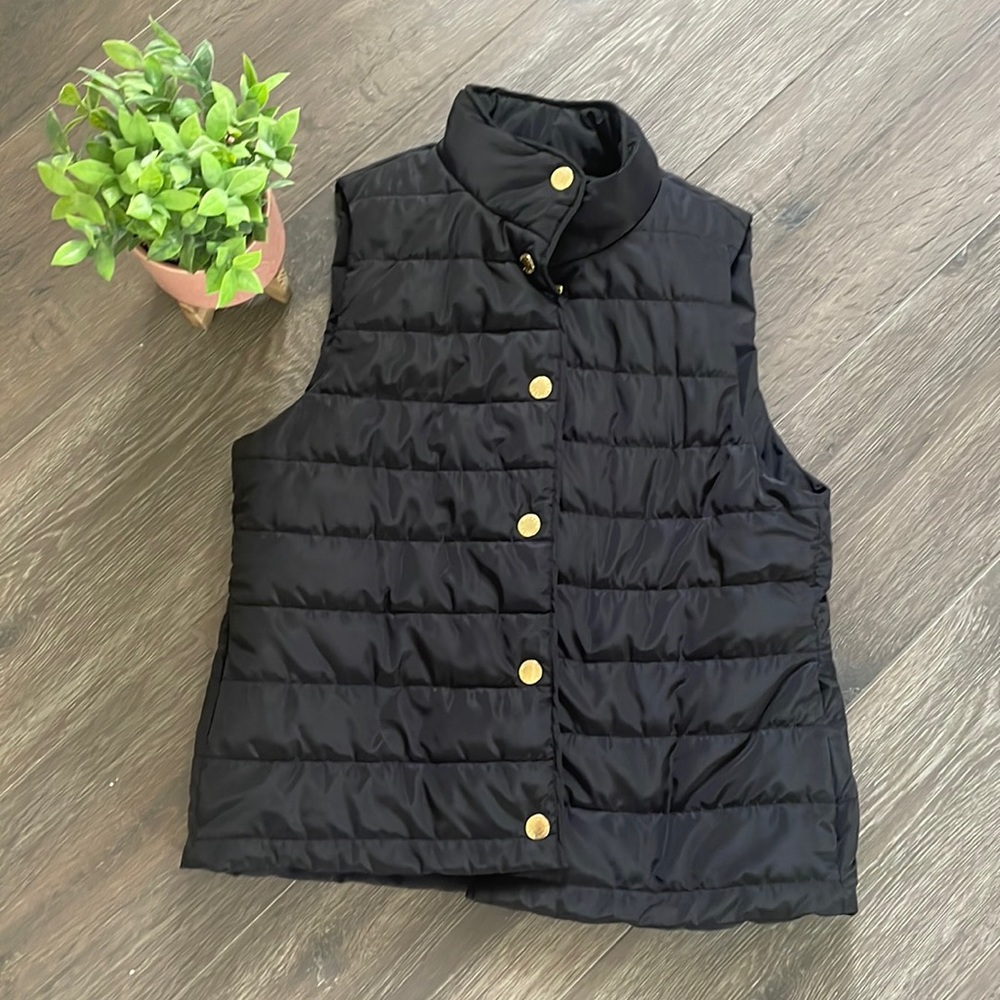 Michael kors black puffy vest
